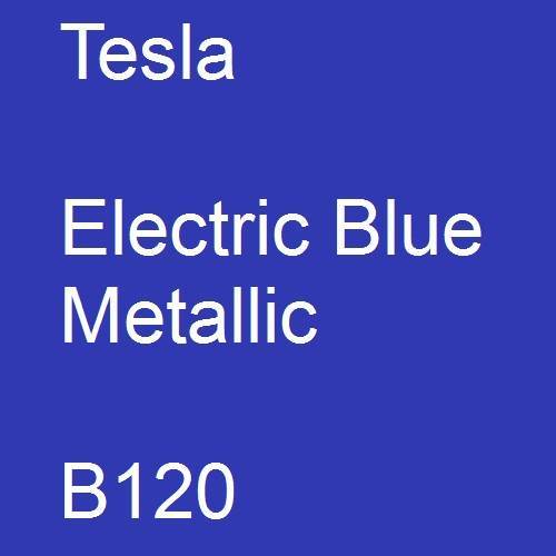 Tesla, Electric Blue Metallic, B120.